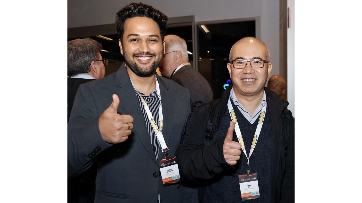 Mr Sahil Diwan received the Bursary Award at at the 4th Asia-Pacific International Conference