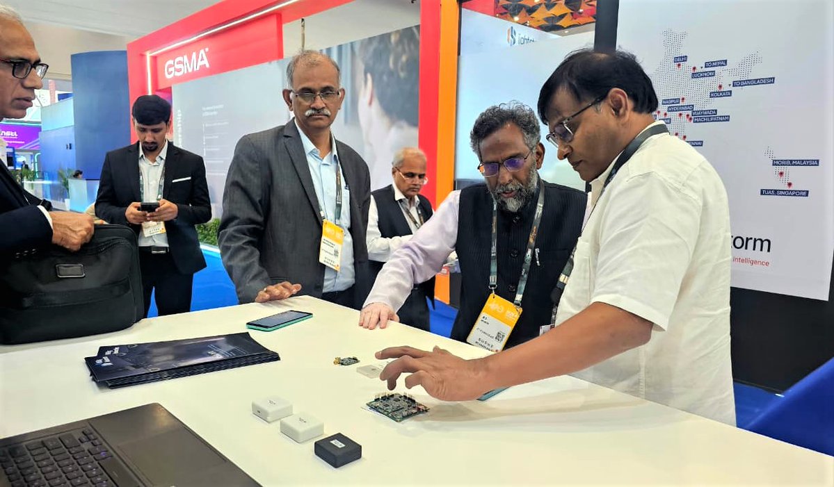 At India Mobile Congress 2026, IIT Hyderabad has been showcasing telecom technologies, silicon, systems, and solutions developed at the IITH incubator by deep-tech start-up WiSig Networks Private Limited, led by Prof. Kiran Kuchi.