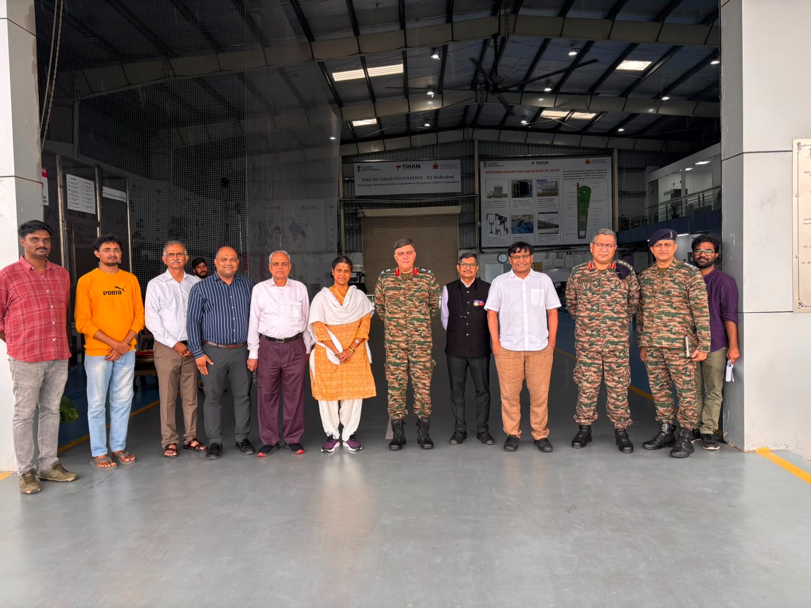 IIT Hyderabad was honoured to host Lt Gen Praveen Bakshi, VSM, Commandant, Military College of Telecommunications Engineering, Mhow.
