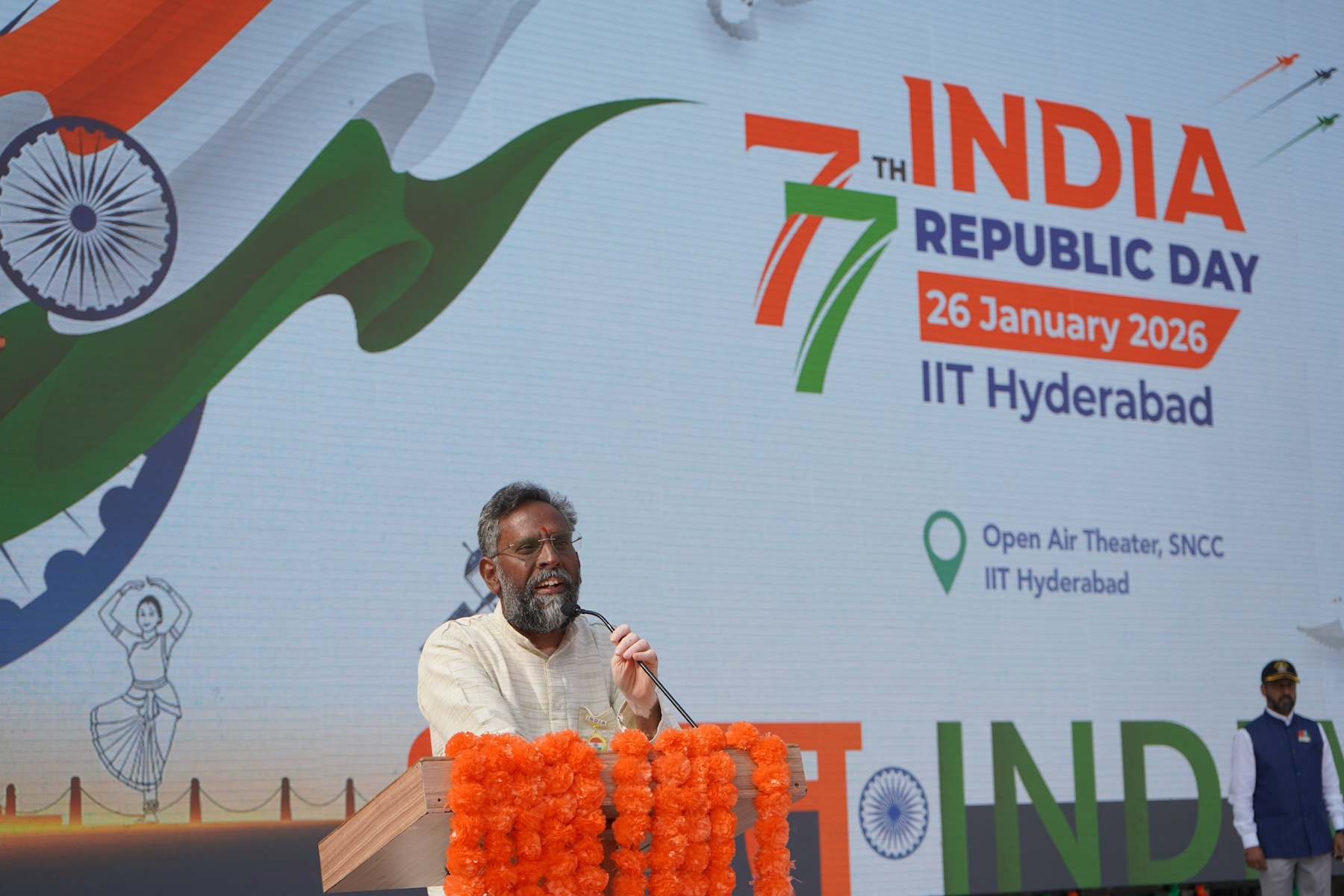 IIT Hyderabad Celebrates 77th Republic Day